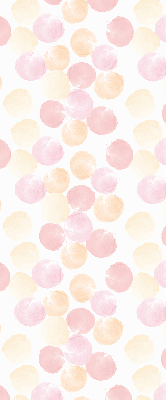 Roller blind for large window Colorful spots
