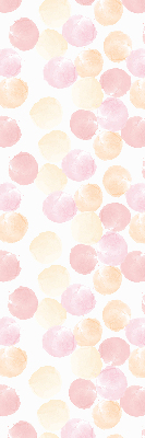 Roller blind for large window Colorful spots