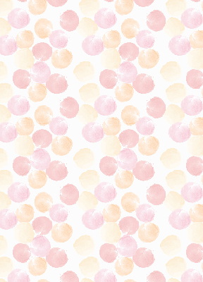 Roller blind for large window Colorful spots