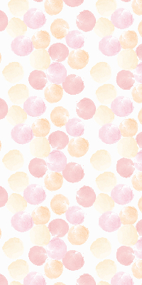 Roller blind for large window colorful spots design