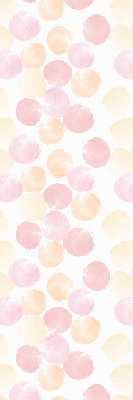 Roller blind for large window Colorful spots