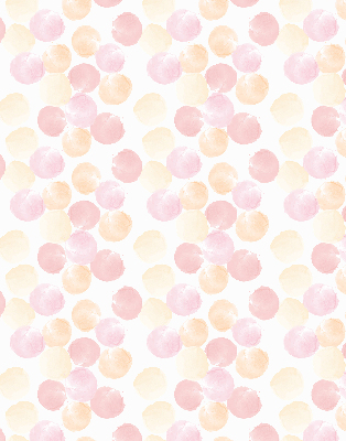Roller blind for large window Colorful spots