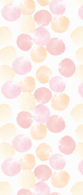 Roller blind for large window Colorful spots