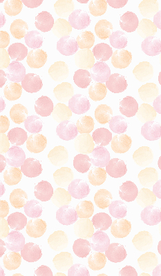 Roller blind for large window colorful spots design