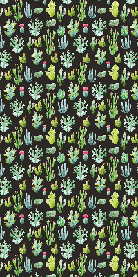 Roller blind for large window Cacti
