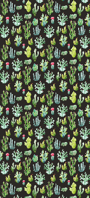 Roller blind for large window Cacti