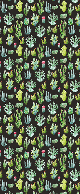 Roller blind for large window Cacti