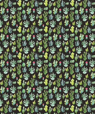 Roller blind for large window Cacti