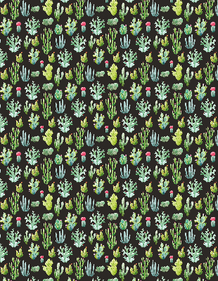 Roller blind for large window Cacti