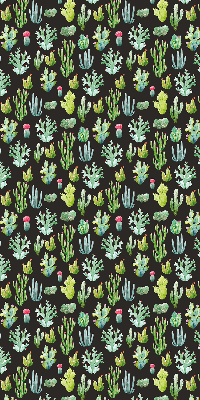 Roller blind for large window Cacti