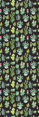 Roller blind for large window Cacti