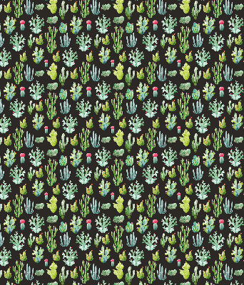 Roller blind for large window Cacti