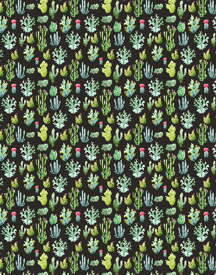 Roller blind for large window Cacti