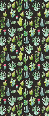 Roller blind for large window Cacti