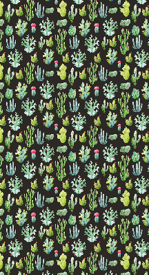 Roller blind for large window Cacti
