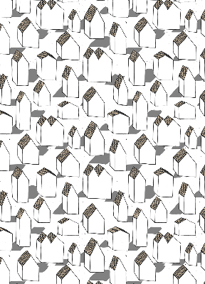 Roller blind for large window White houses
