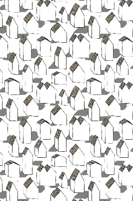 Roller blind for large window White houses