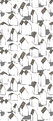 Roller blind for large window White houses