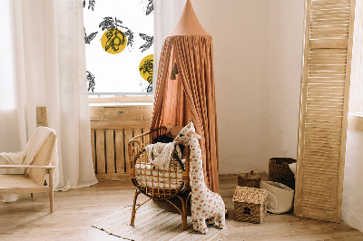 Modern roller blind Fruits and yellow circles