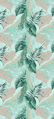 Roller blind for large window Tropical leaves