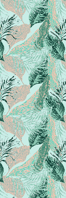 Roller blind for large window Tropical leaves