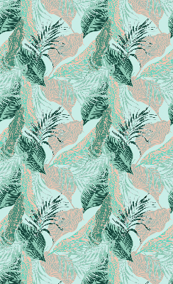 Roller blind for large window Tropical leaves