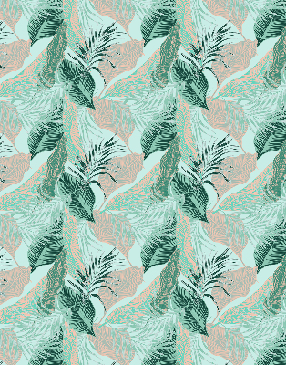 Roller blind for large window Tropical leaves