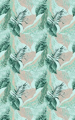 Roller blind for large window Tropical leaves