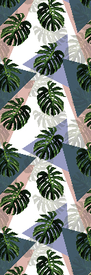 Modern roller blind The leaves of the plant