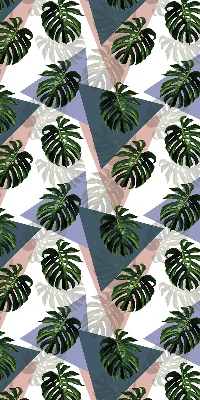 Modern roller blind The leaves of the plant