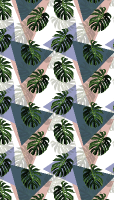 Modern roller blind The leaves of the plant