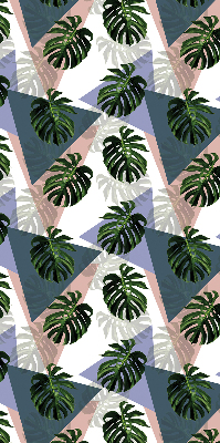 Modern roller blind The leaves of the plant