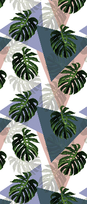Modern roller blind The leaves of the plant