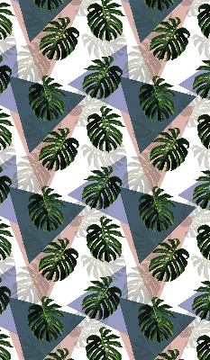 Modern roller blind The leaves of the plant