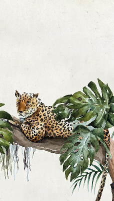 Fabric roller blind Cheetahs on a branch