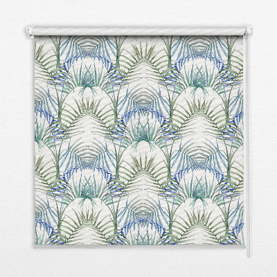 Roller blind for large window Colorful leaves