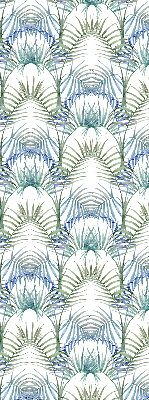 Roller blind for large window Colorful leaves