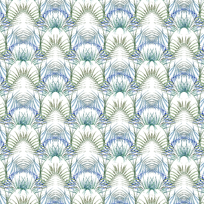 Roller blind for large window Colorful leaves