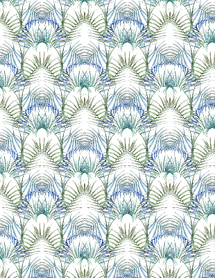 Roller blind for large window Colorful leaves