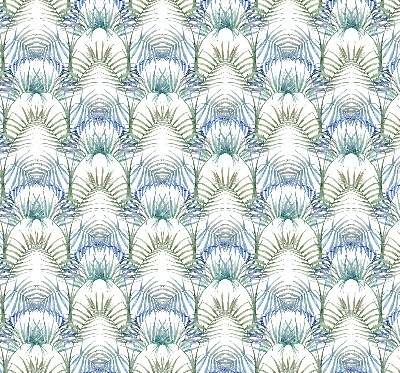 Roller blind for large window Colorful leaves