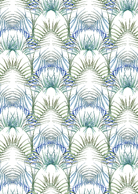 Roller blind for large window Colorful leaves