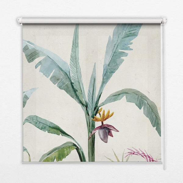 Fabric roller blind Exotic nature
