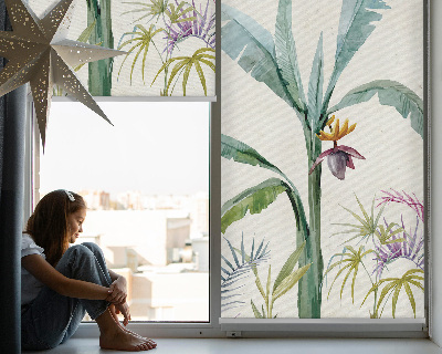 Fabric roller blind Exotic nature