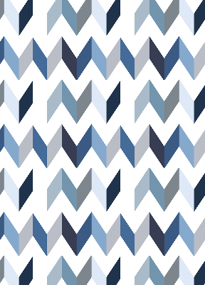 Fabric roller blind Blue herringbone
