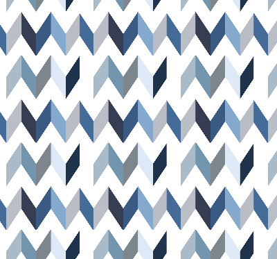 Fabric roller blind Blue herringbone