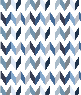 Fabric roller blind Blue herringbone