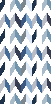 Fabric roller blind Blue herringbone