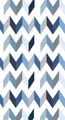 Fabric roller blind Blue herringbone