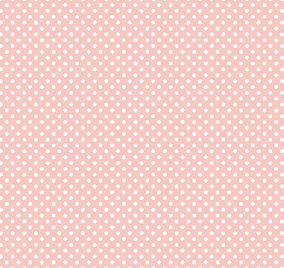 Roller blind for large window with white dots pattern