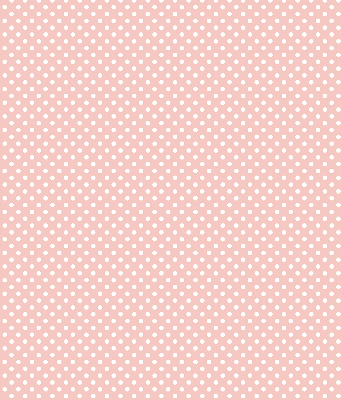 Roller blind for large window with white dots pattern